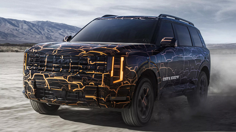 Совершенно новый Kia Telluride 2027 впервые показали целиком